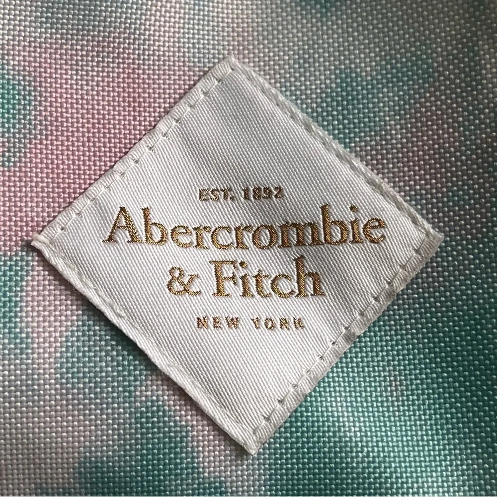 Abercrombie & Fitch Pastel Green‎ Pink Girls School Backpack Moose Charm